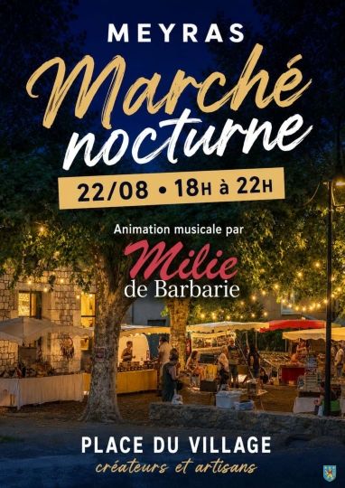 Marché nocturne – Samedi 22 août