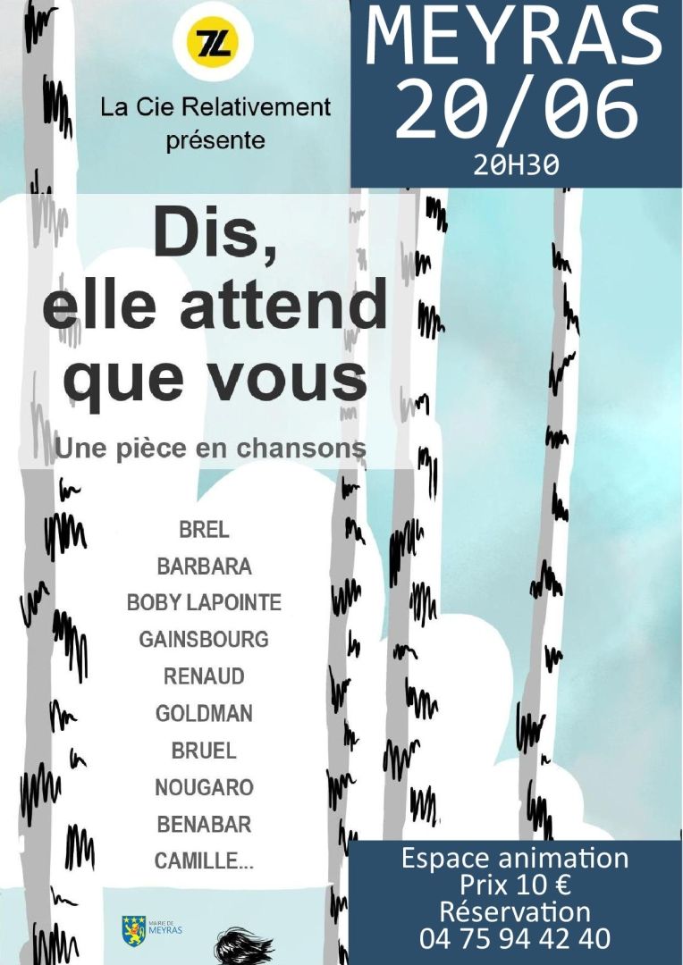 Affiche Dis elle attend que vous.pub