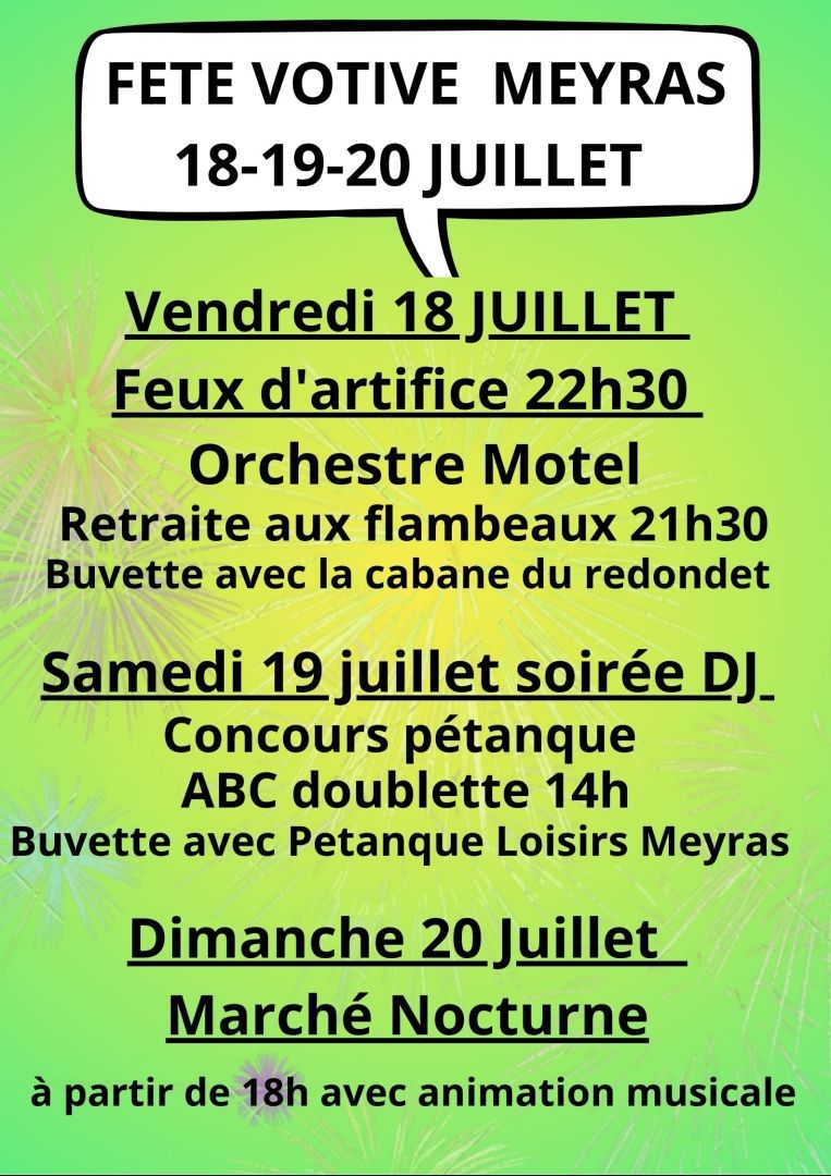 Affiche fete votive