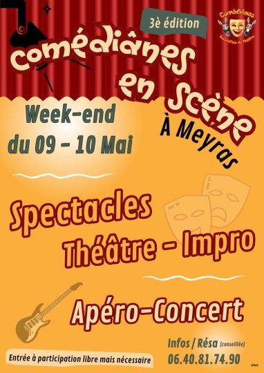 9 et 10 mai : Comediânes