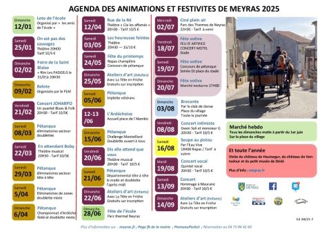 Evènements à venir