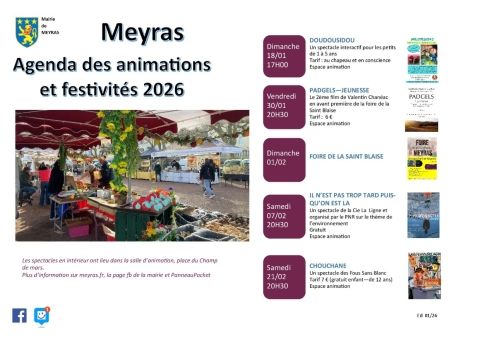 Evènements à venir